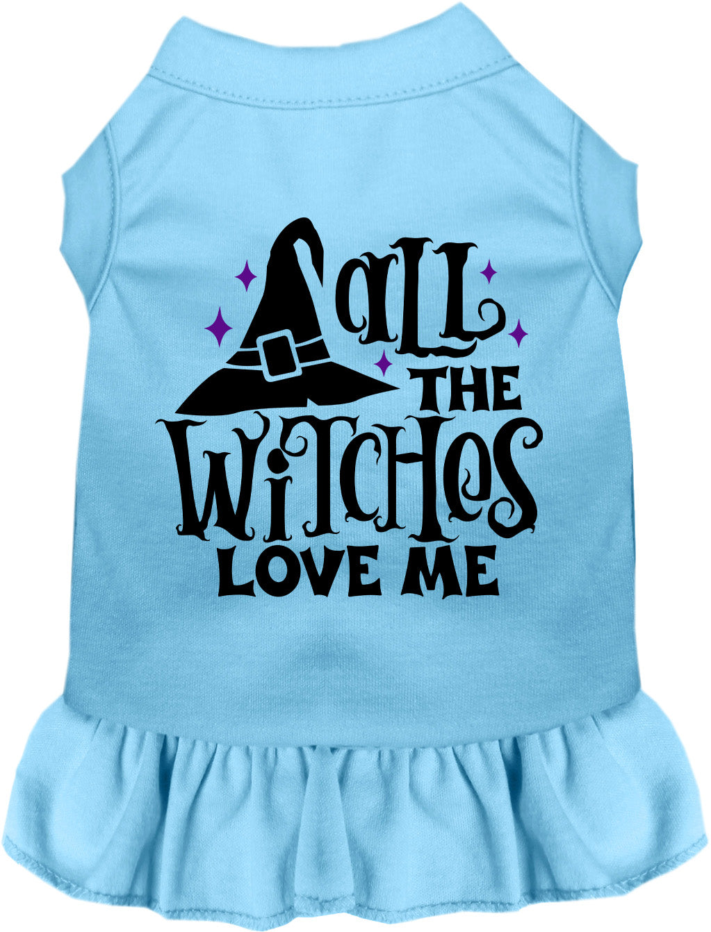 All the Witches Love Me Halloween Pet Dress