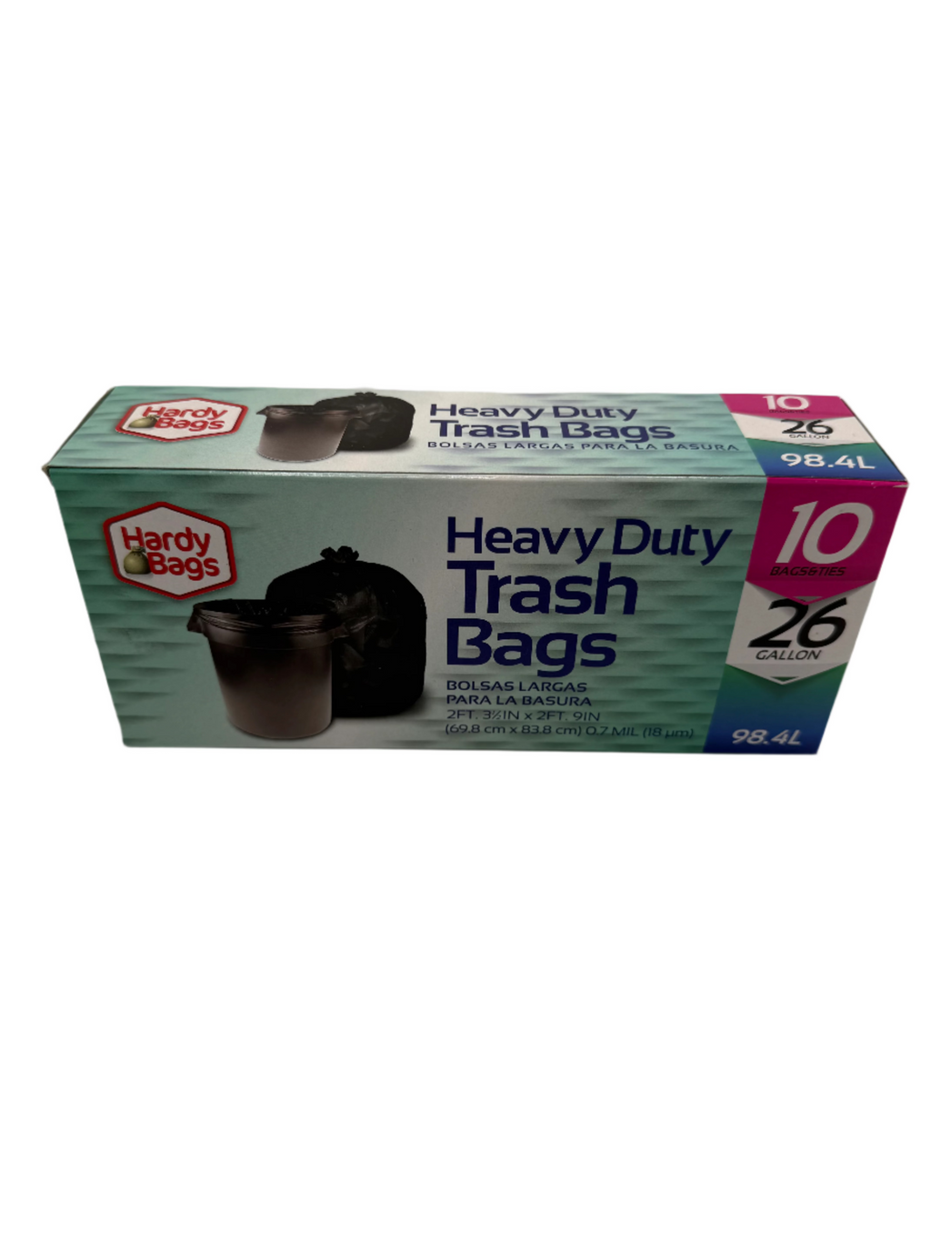 26 Gallon Heavy Duty Trash Bags - 10 Count