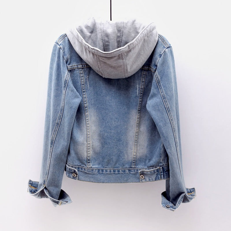 Season Xian Slim Hooded Casual Jacket