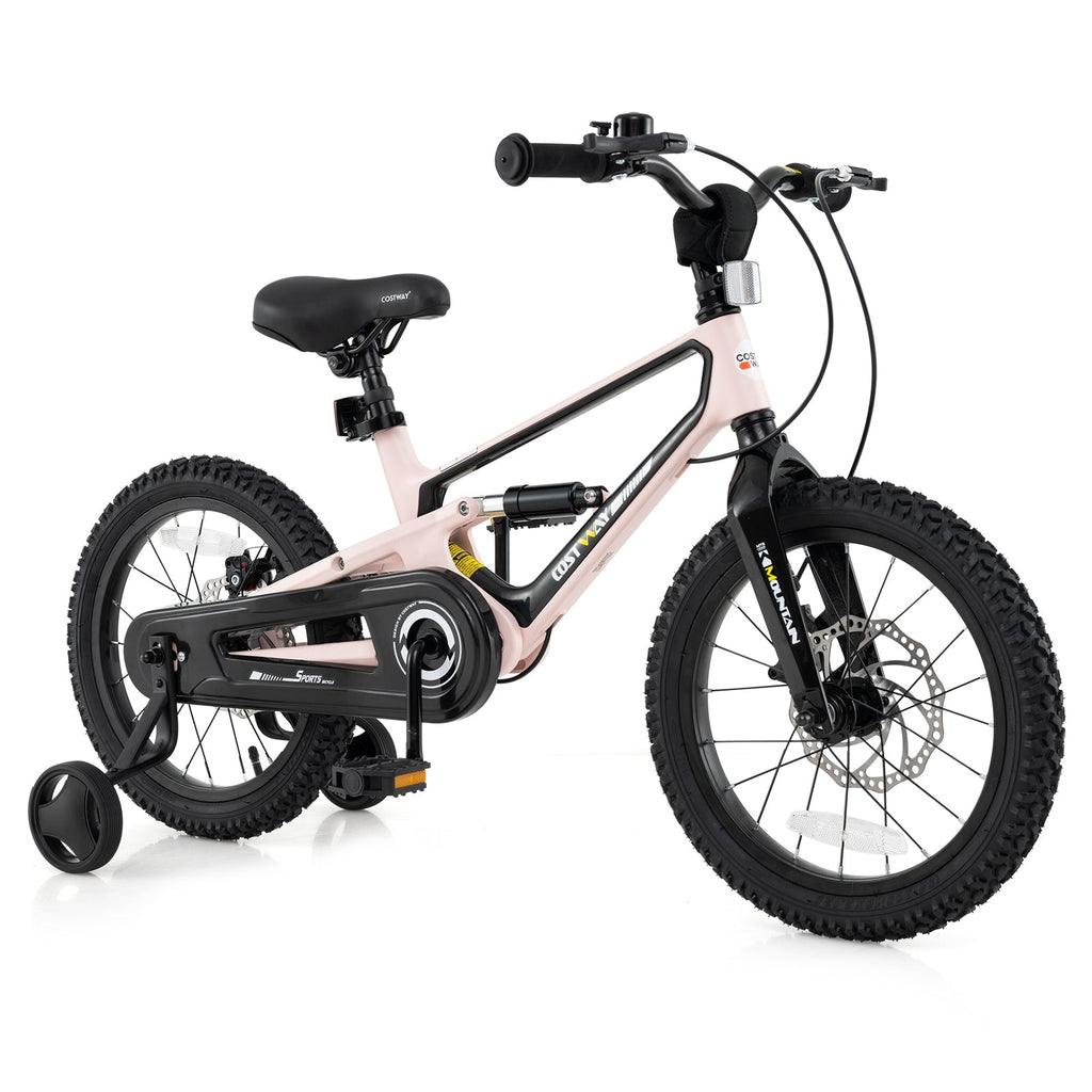 16 Inch Kids Bike Lightweight with Detachable Training Wheels for Aged 4 to 7-16 inches - product image