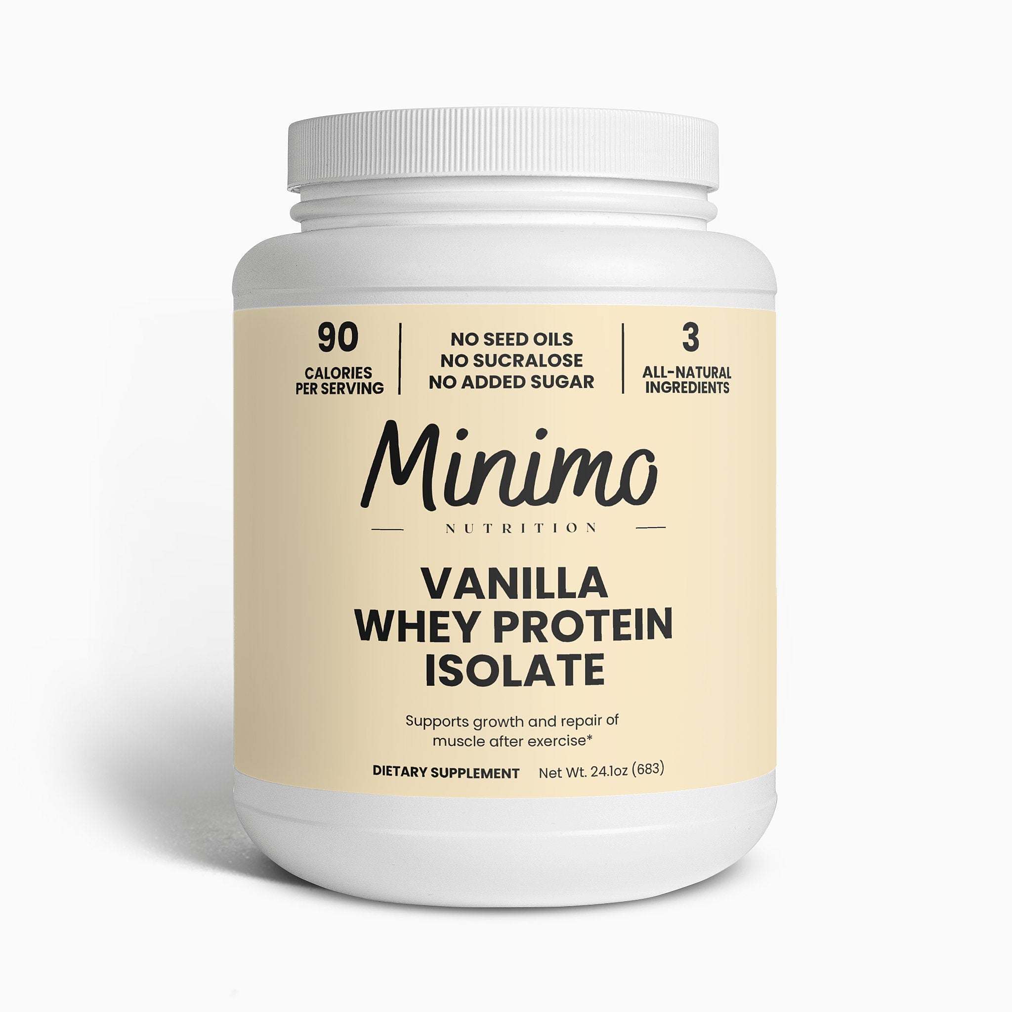 Vanilla Whey Isolate Protein Powder, 1.51 lbs - Proteins & Blends image