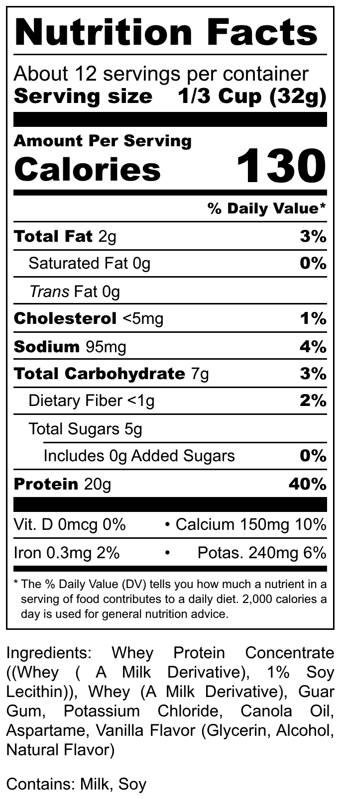 Hi-West Vanilla Protein Shake - Protein Shake image