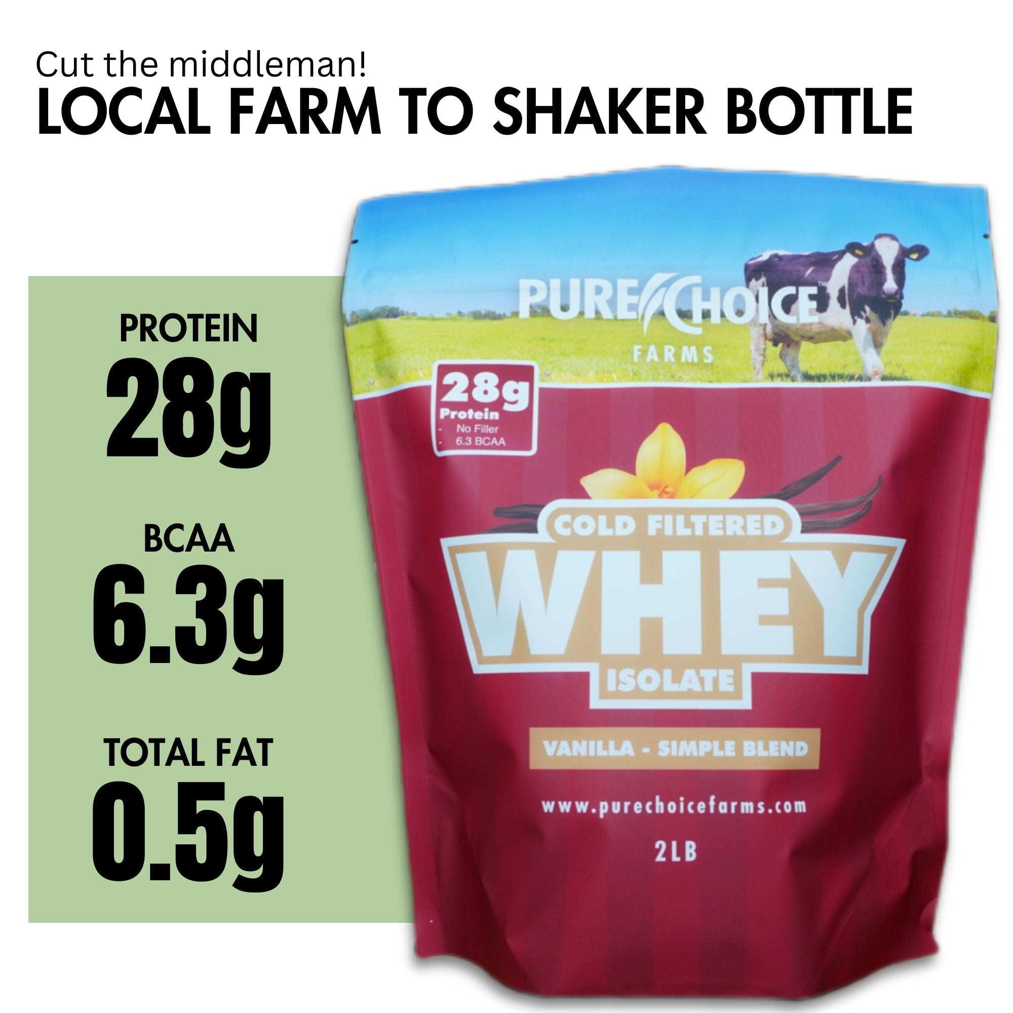 Whey Protein Isolate with Organic Vanilla - Whey Protein image