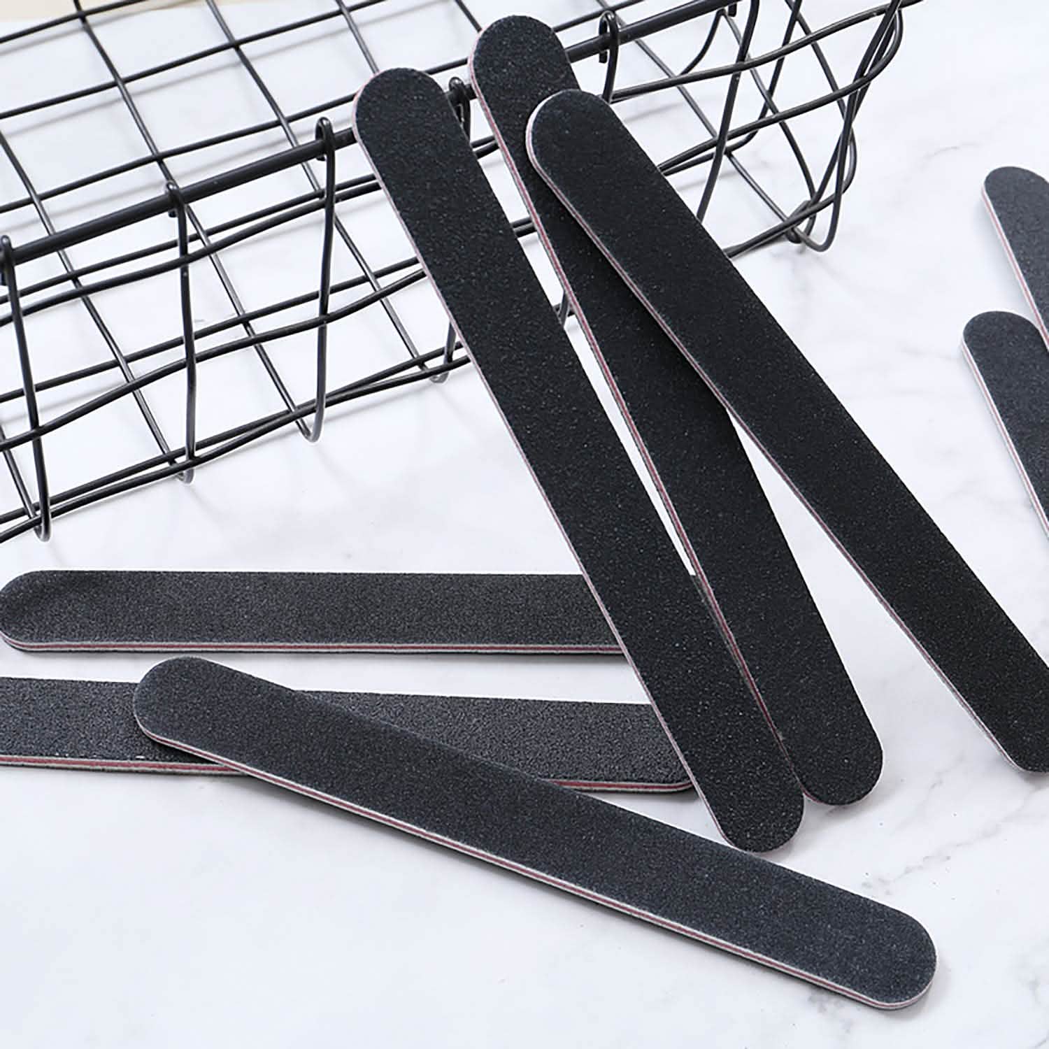 20-Pack: Professional Double Sided 100/180 Grit Nail Files