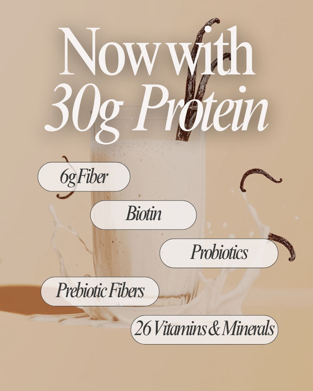 30G Protein Vanilla Biocare Dietary Beverage (14-Count) - product image