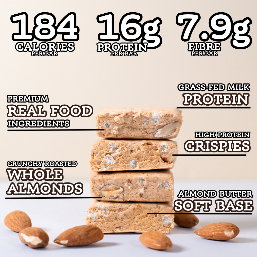 Almond Vanilla Protein Bar 50g x 12 bars - Protein Bars image