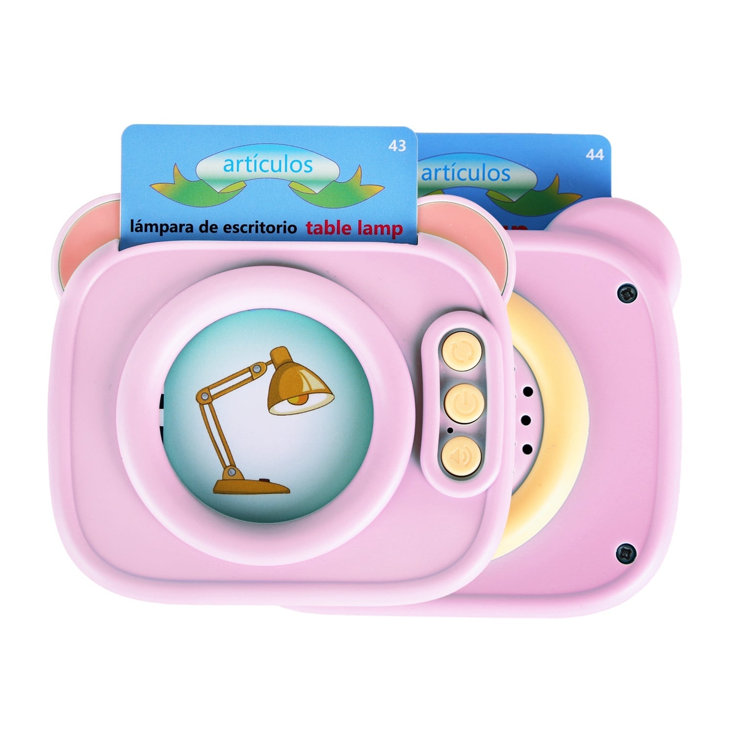 Spanish & English Talking Flash Cards 224 Sight Words Bilingual Flash Cards Rechargeable Card Early Education Device Educational Toy for Boys Girls Ag