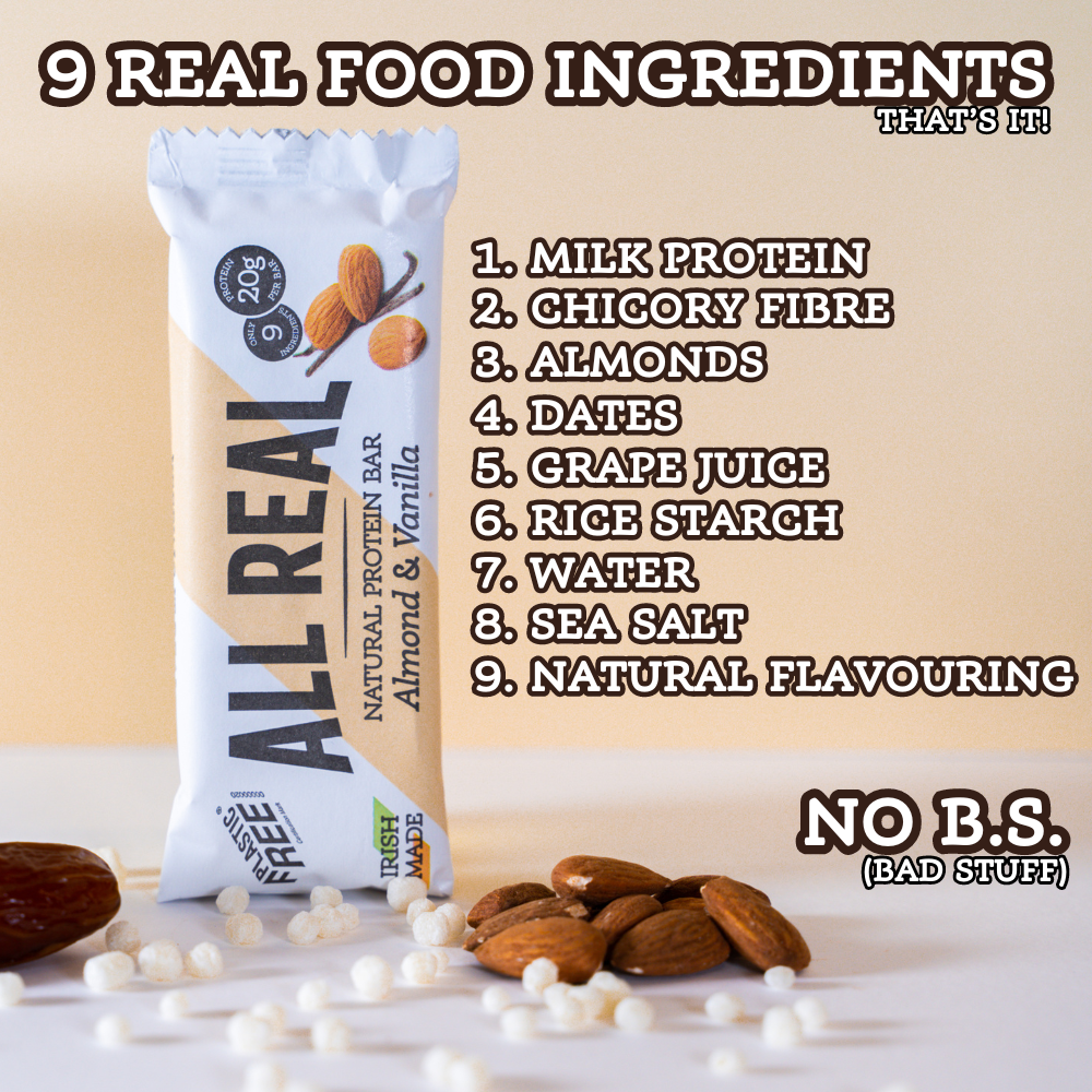 Almond Vanilla Protein Bar 50g x 12 bars - Protein Bars image