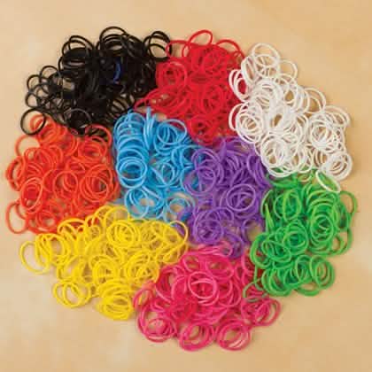 2504-Piece Set: Colorful Silicone Loom Bandz with Tools - School, Office & Art Supplies image