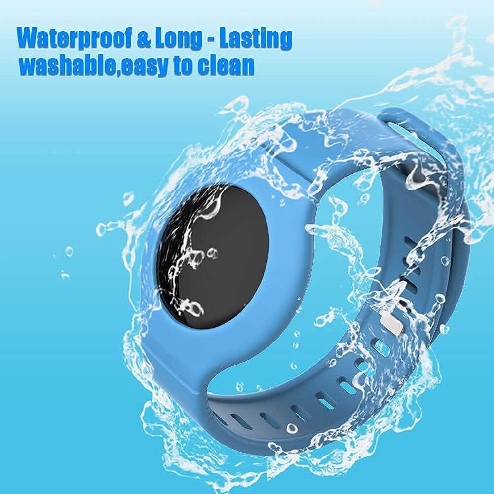5-Pack: Silicone Airtag Holder with Anti-Lost Keychain