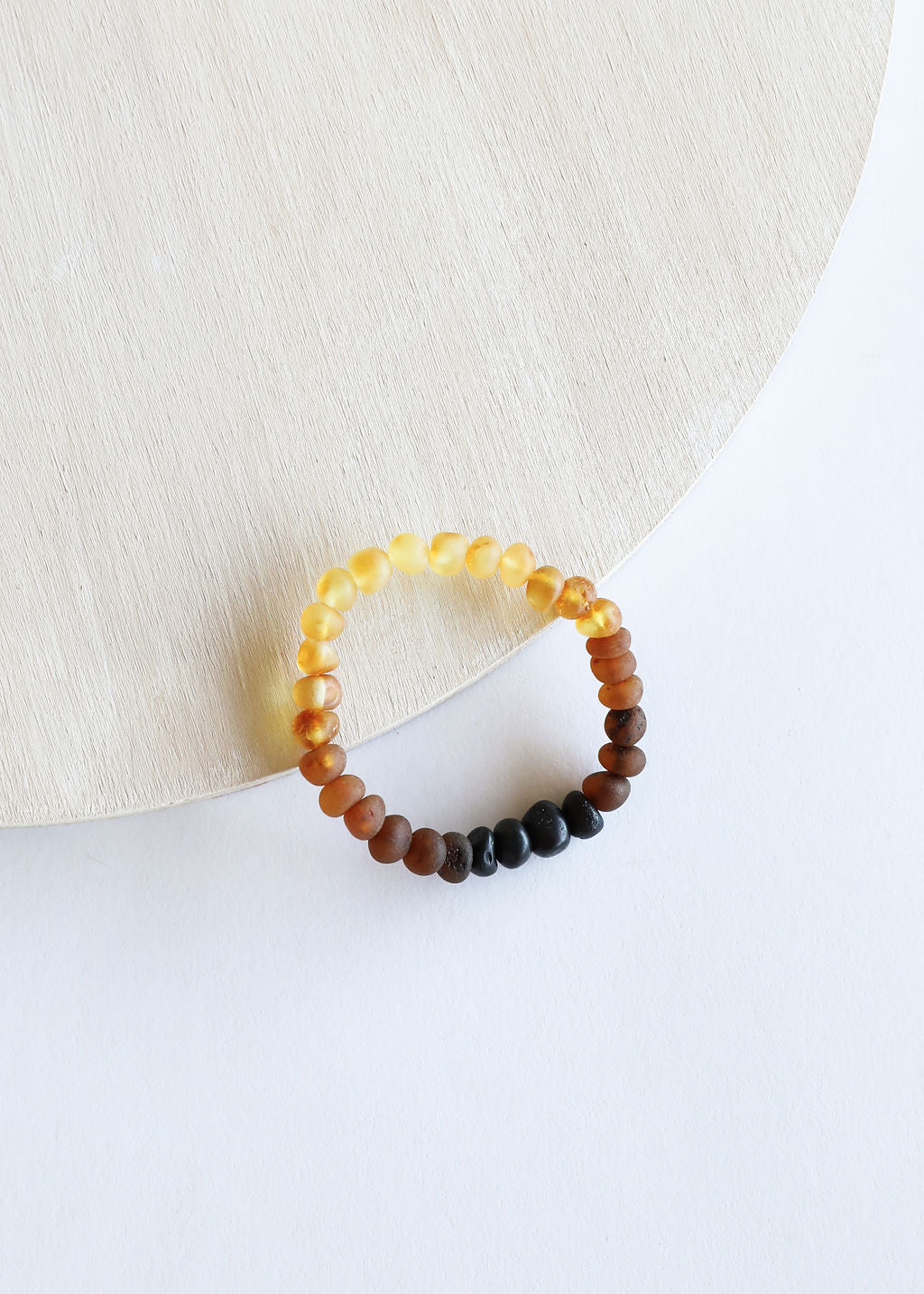 Raw Ombrè Baltic Amber || Adult Bracelet - Bracelet image