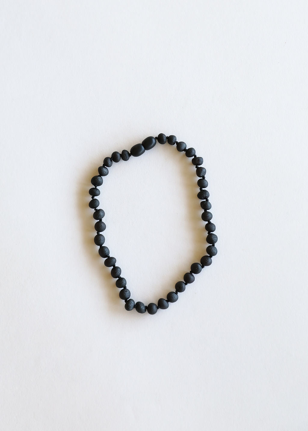 Raw Black Baltic Amber || Necklace - Necklace image