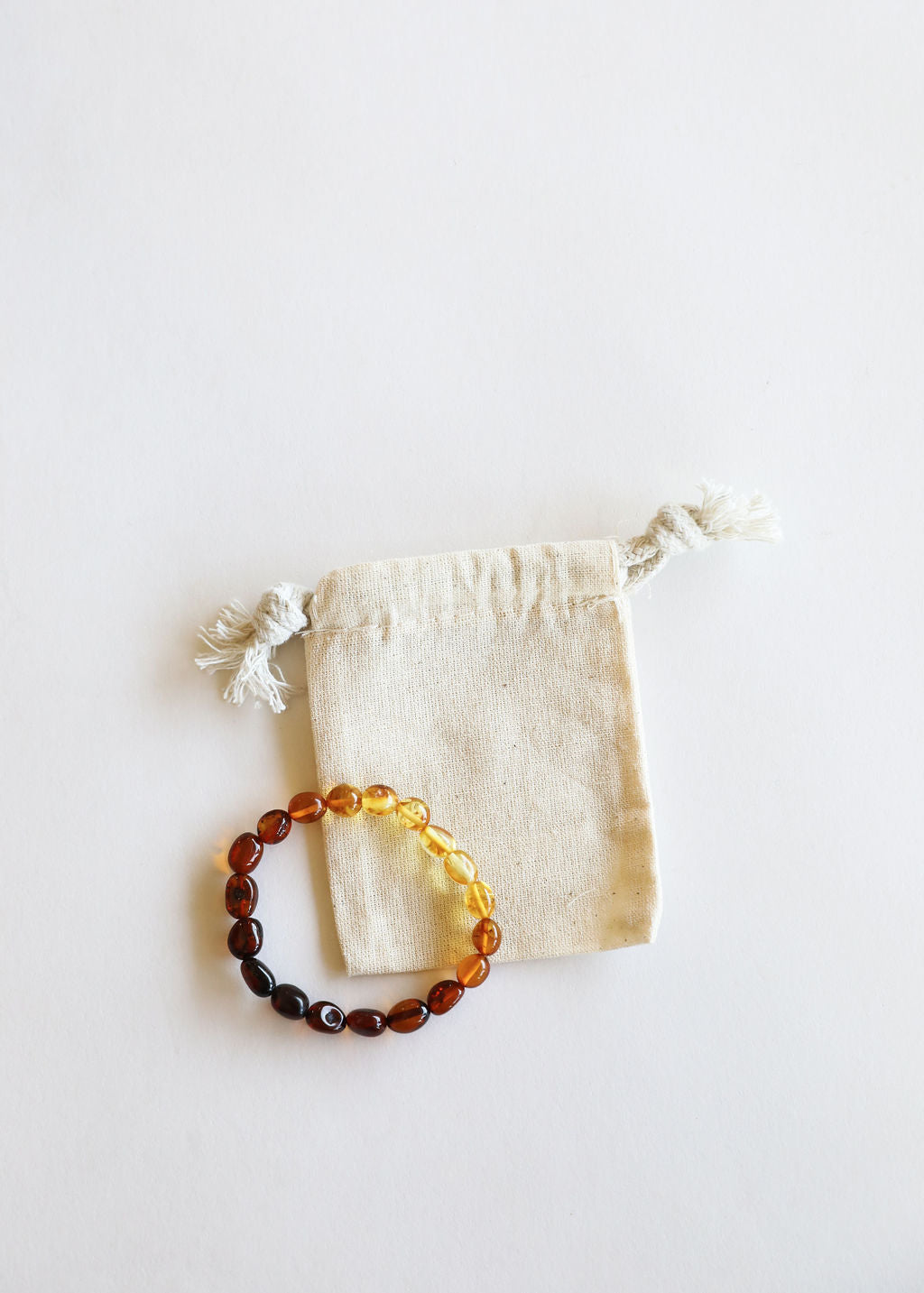 Polished Ombre Baltic Sea Amber || Adult Bracelet - Bracelet image