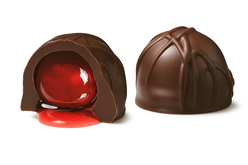 Andy Anand Sugar Free Cherry Cordial Dark Chocolate Truffles – 48 Pcs Vegan Gourmet Gift Box, Decadent Chocolate Treats Made with 60% Cocoa Butter