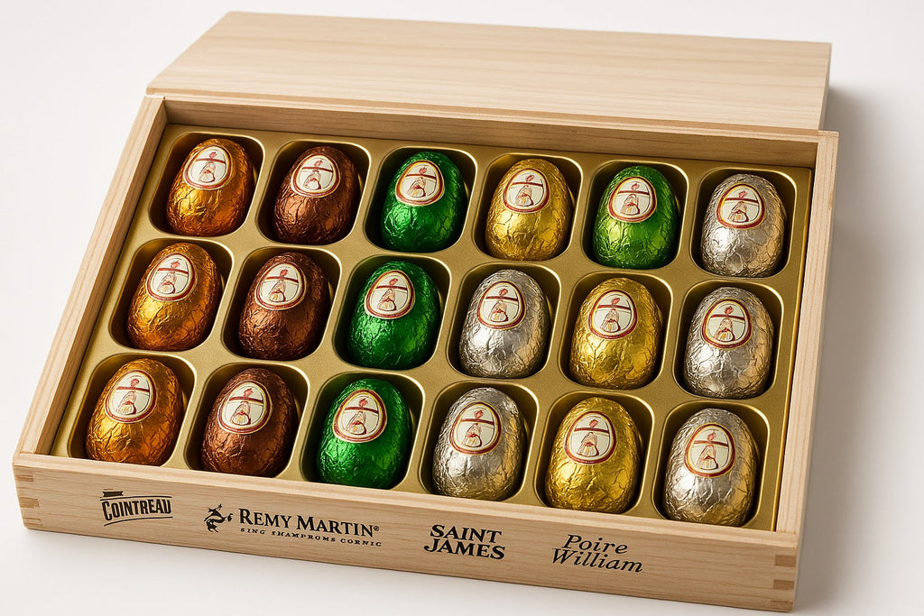 Andy Anand Gourmet Chocolate Liquor Cordials Bottles – European Dark Chocolate, Non-Alcoholic Liquor-Filled Assortment, 60% Cocoa Butter, Gift Box
