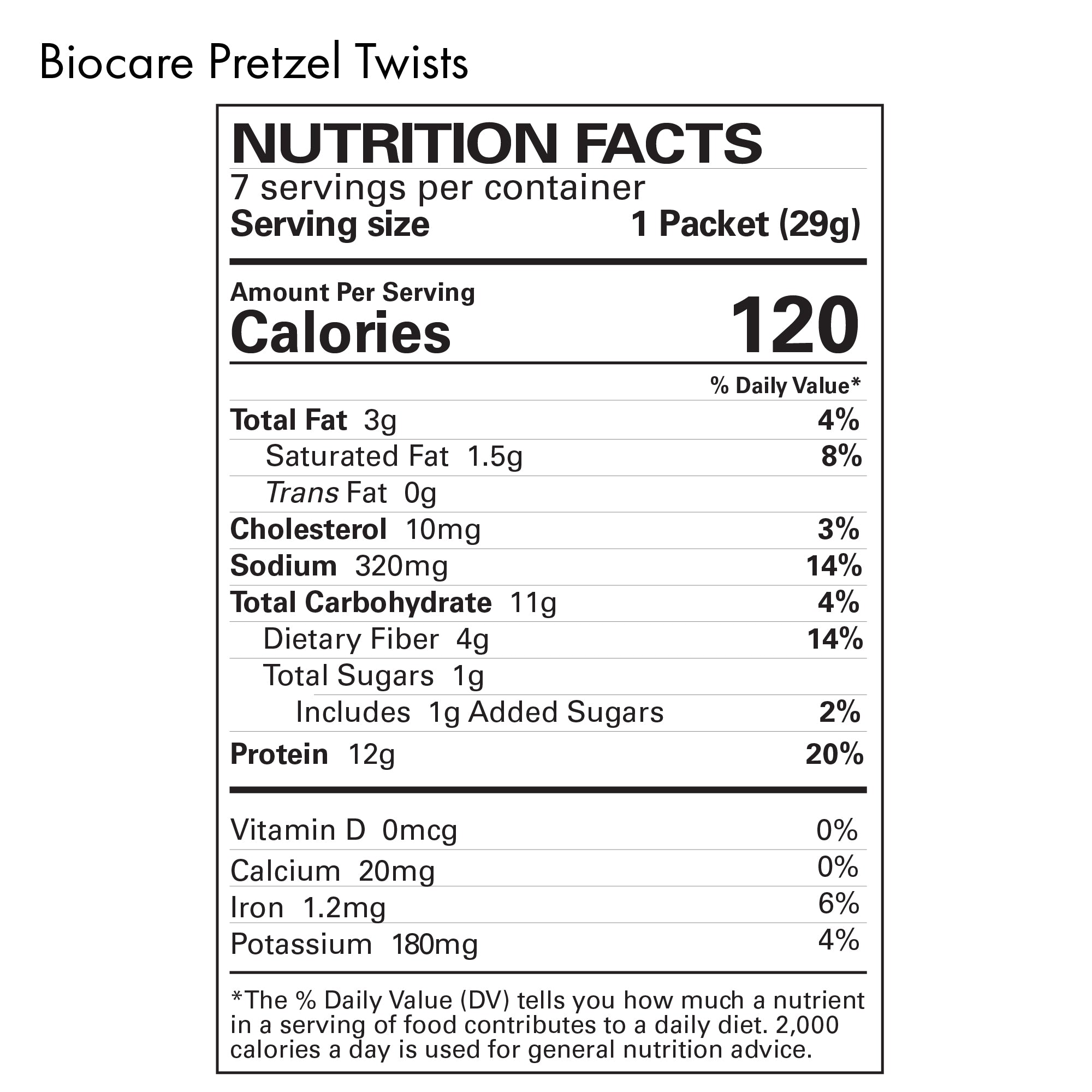 High Protein Pretzel Twists - product image