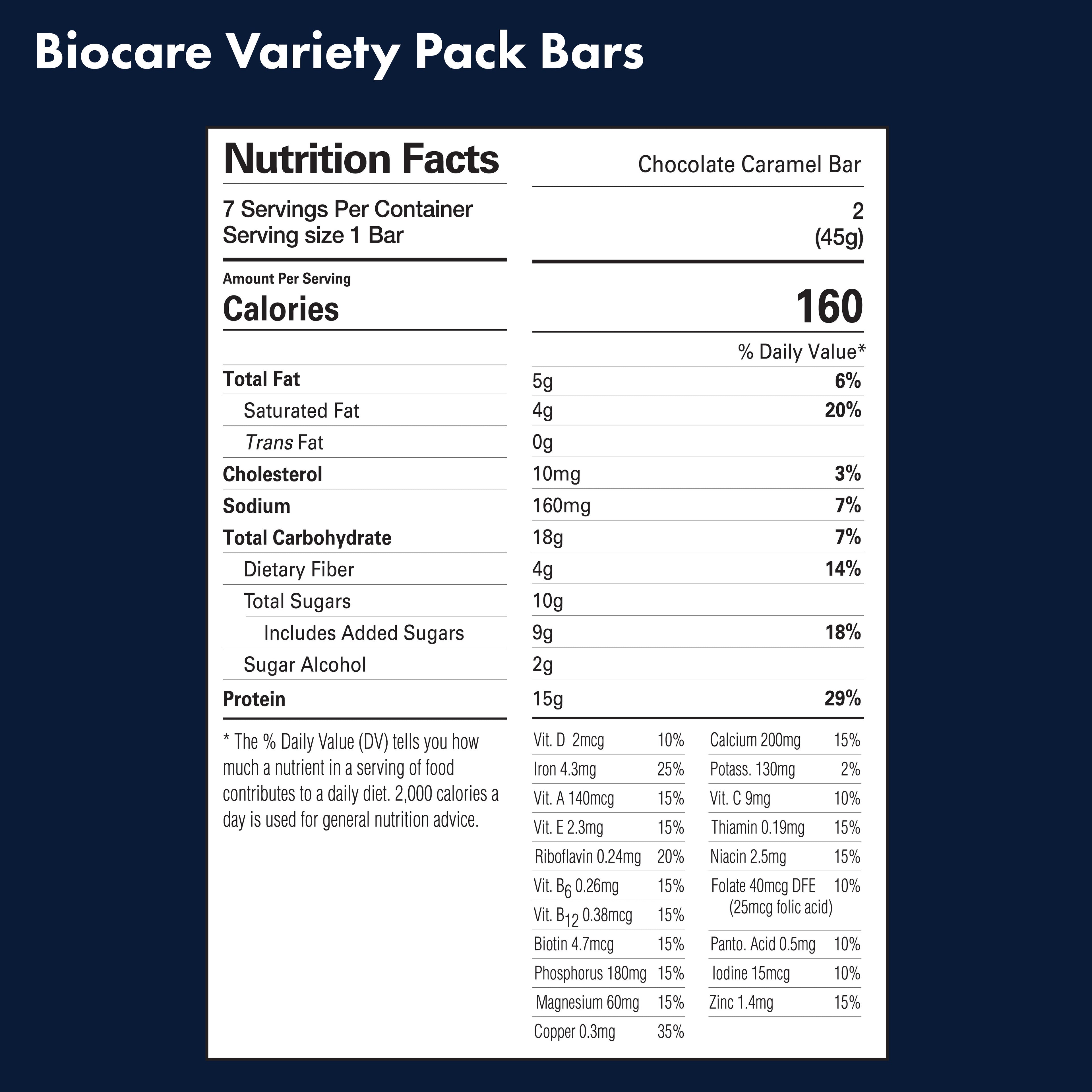 15G Protein Bars Variety Pack (7-Count) - product image