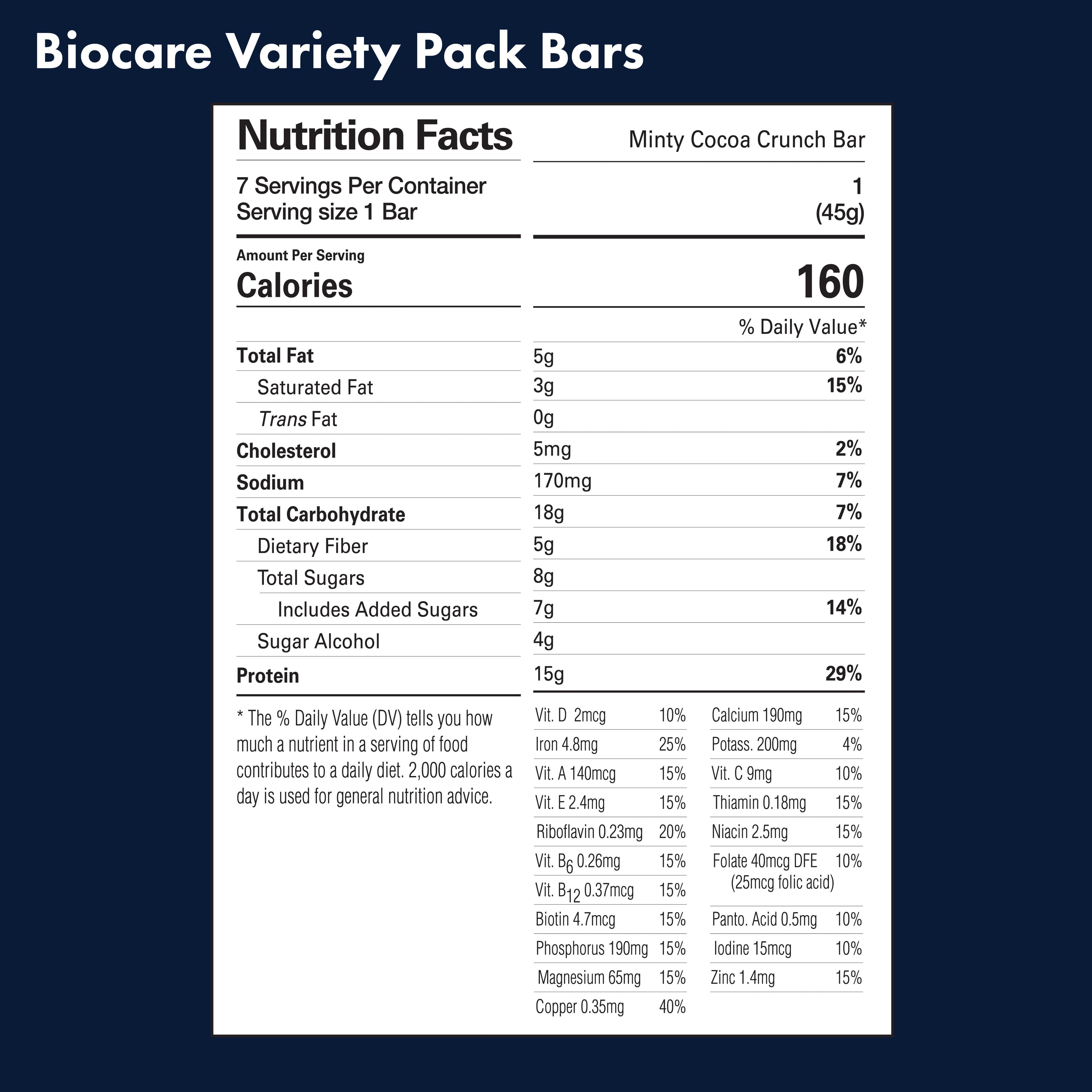 15G Protein Bars Variety Pack (7-Count) - product image