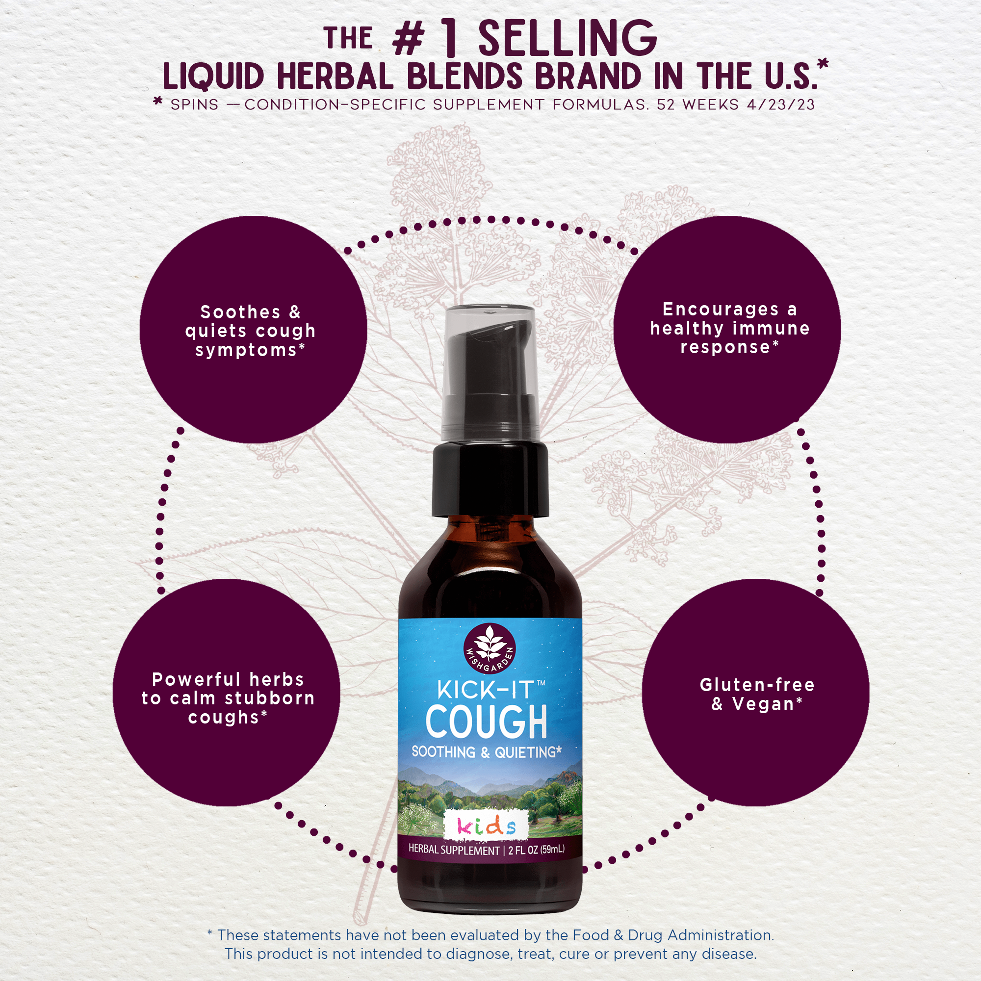 Kick-It Cough Soothing & Quieting For Kids - Kids image