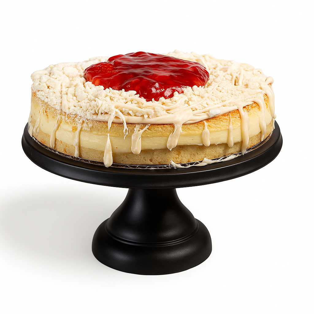 Andy Anand Sugar Free White Chocolate Cake, Topped with Strawberry (2.5 lbs) Enjoy the amazing taste of a classic  Cake without the sugar! Perfect for guilt-free celebrations