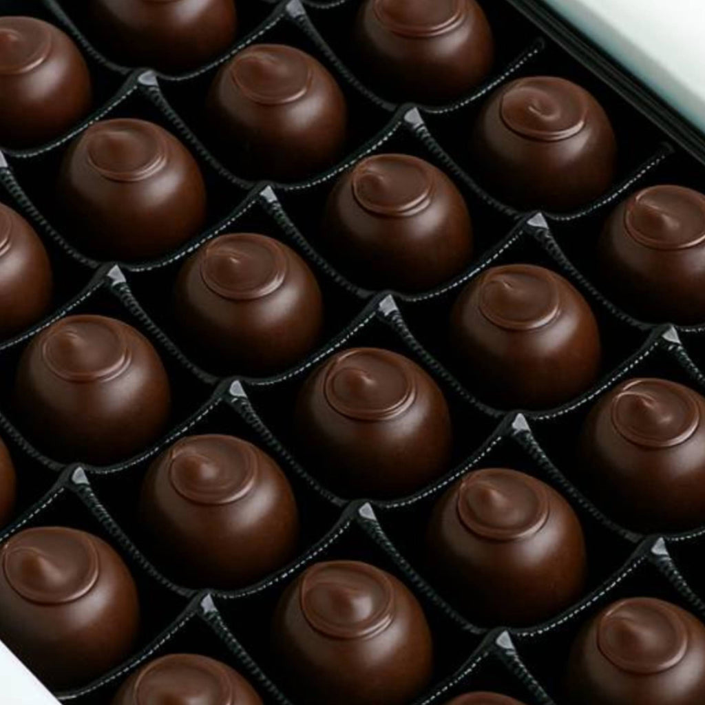 Andy Anand Sugar Free Cherry Cordial Dark Chocolate Truffles – 48 Pcs Vegan Gourmet Gift Box, Decadent Chocolate Treats Made with 60% Cocoa Butter