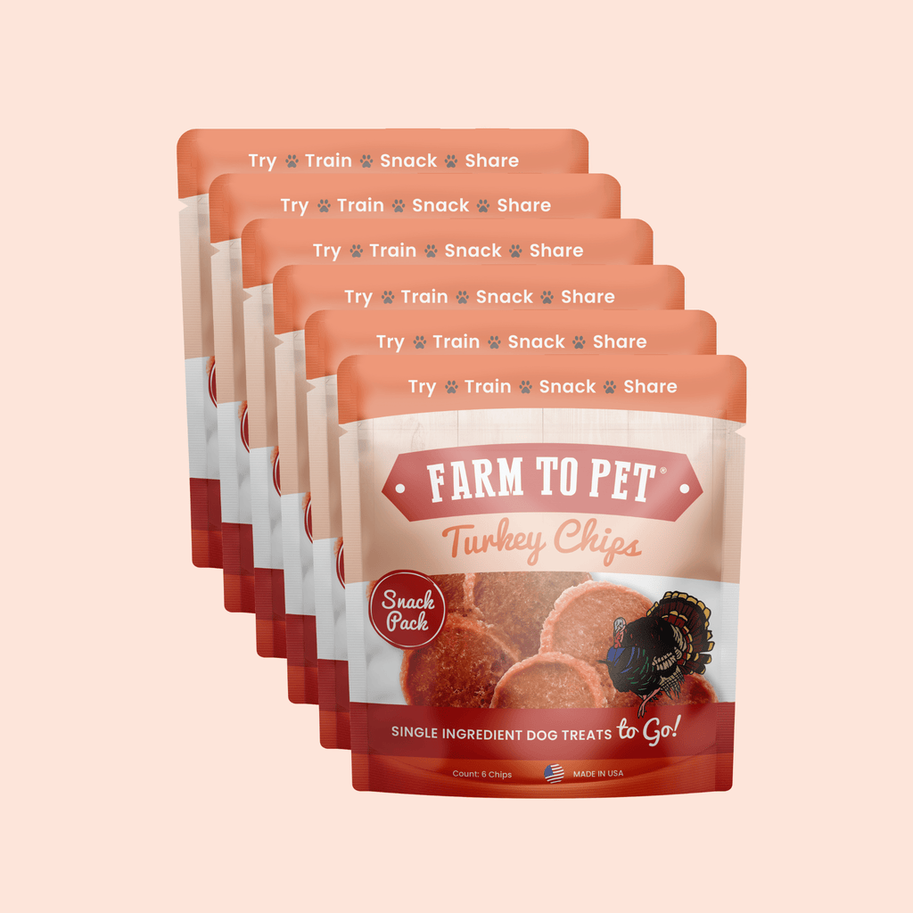Turkey Chips Snack Pack Bundles | Low Allergen Treats for Training - Snack Pack image