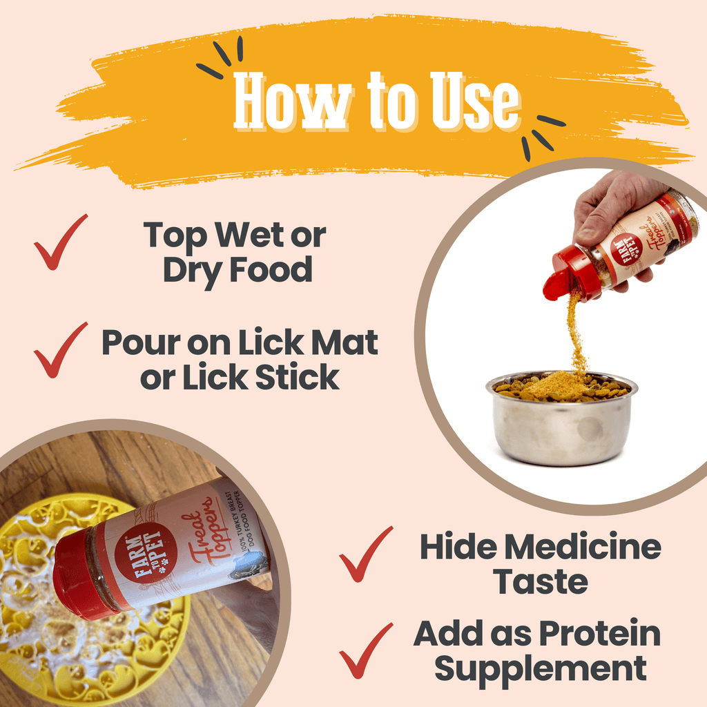 Treat Topper Turkey Dog Food Topper | Healthy Meal Supplement for Dogs - Topper image