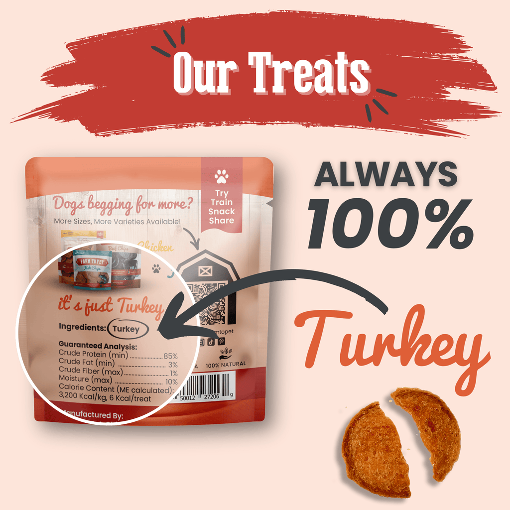 Turkey Chips Snack Pack Bundles | Low Allergen Treats for Training - Snack Pack image