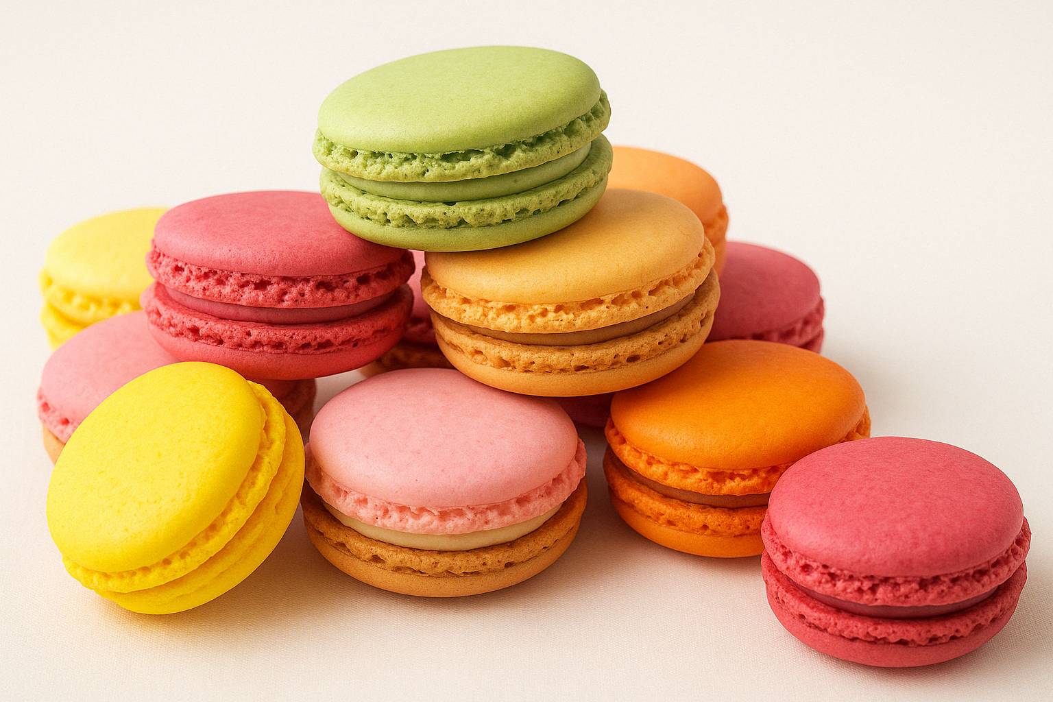 Andy Anand French Macarons (12 Pcs) Made Fresh Daily, Gluten Free, Gift Boxed Delicious, Succulent, Divine, Elevate Your Maca