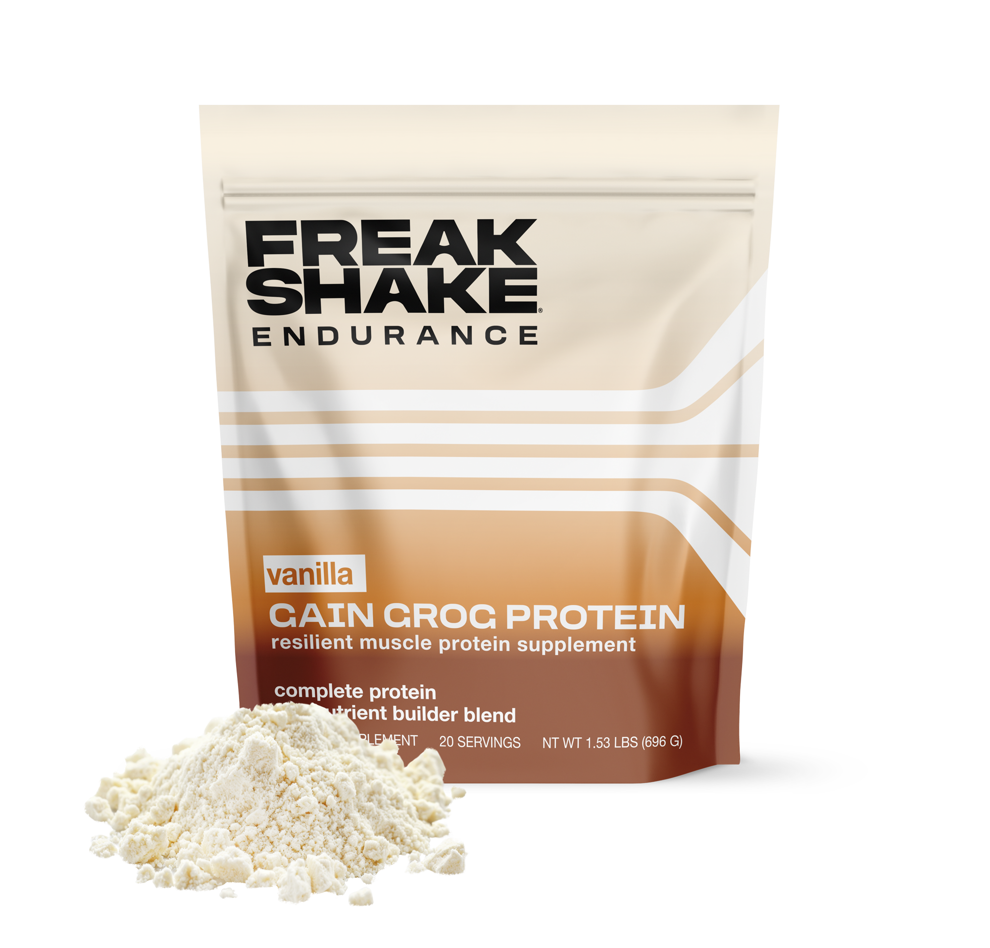 GAIN GROG PROTEIN MIX - Vanilla <br>20 Servings - Supplement image