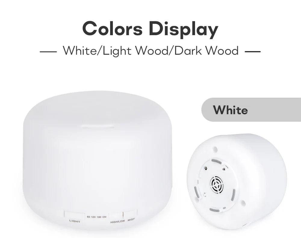 Air Humidifier Essential Oil Diffuser 300ML 500ML 1000ML With Lights Remote Control Ultrasound Electric Aromatherapy Diffuser