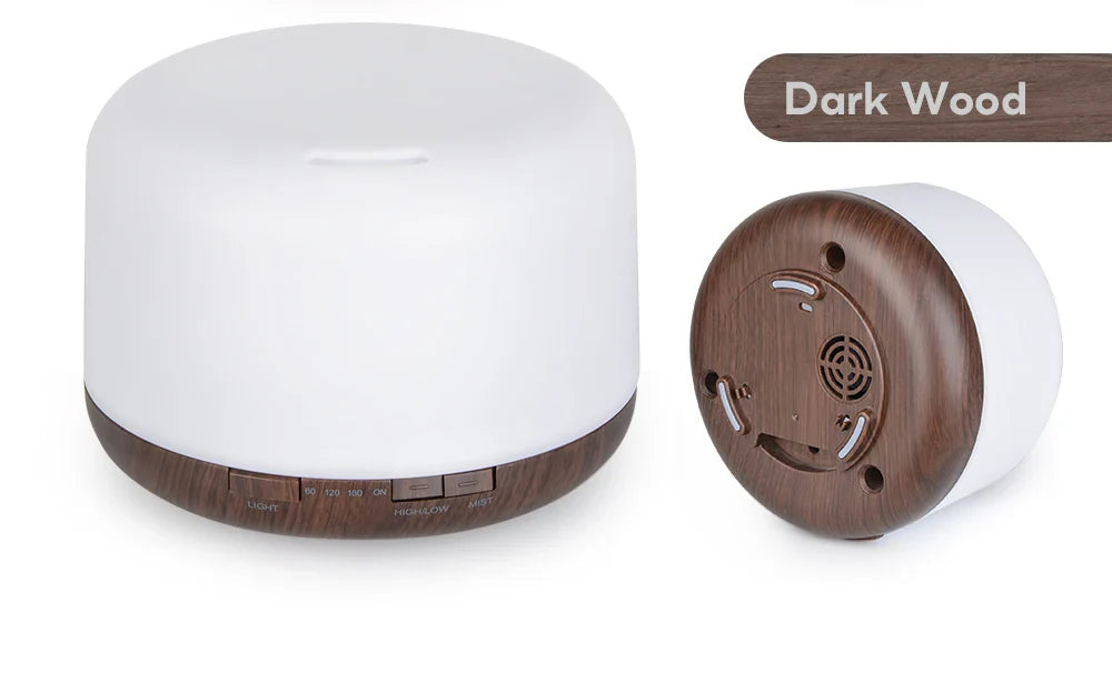 Air Humidifier Essential Oil Diffuser 300ML 500ML 1000ML With Lights Remote Control Ultrasound Electric Aromatherapy Diffuser