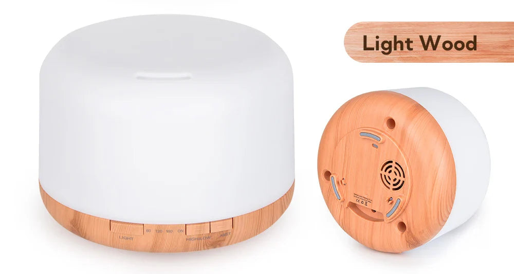 Air Humidifier Essential Oil Diffuser 300ML 500ML 1000ML With Lights Remote Control Ultrasound Electric Aromatherapy Diffuser