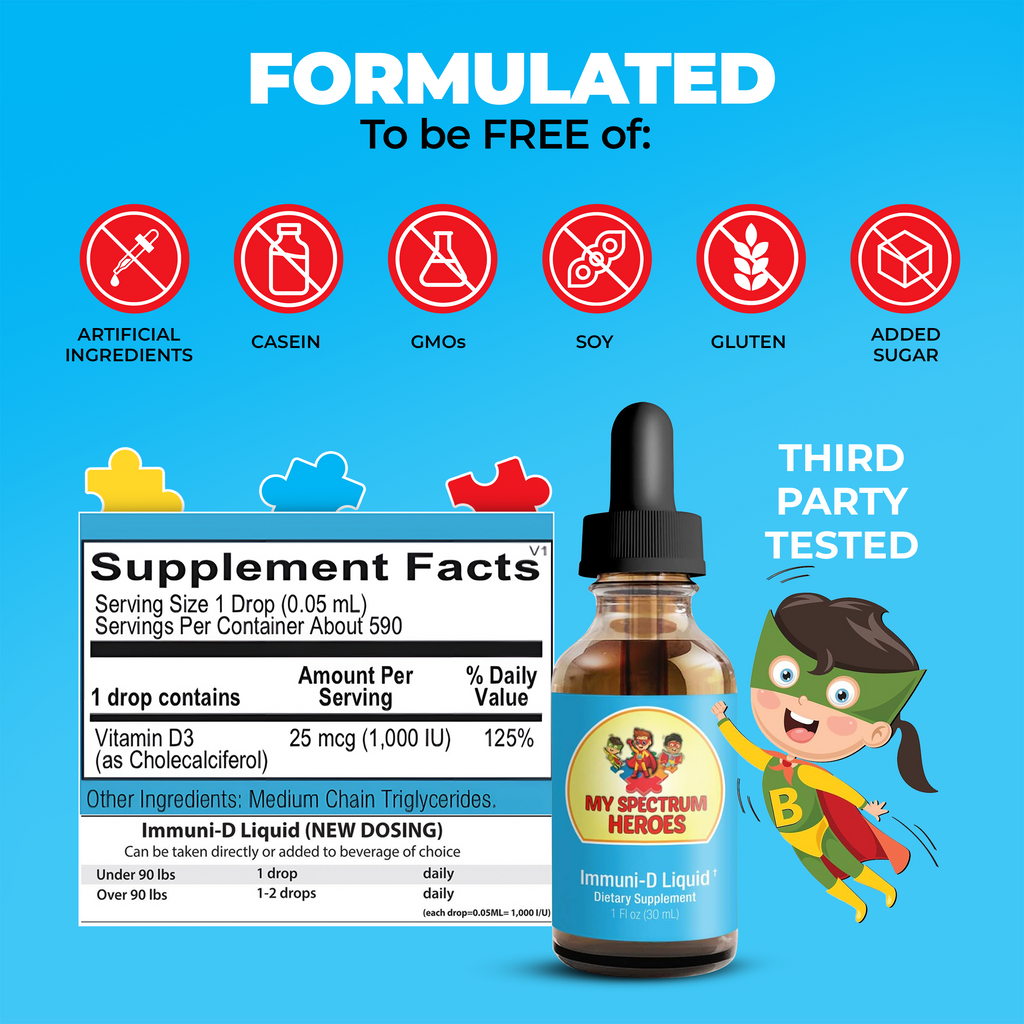 Immuni-D Liquid – Vitamin D Supplement for Daily Wellness - product image