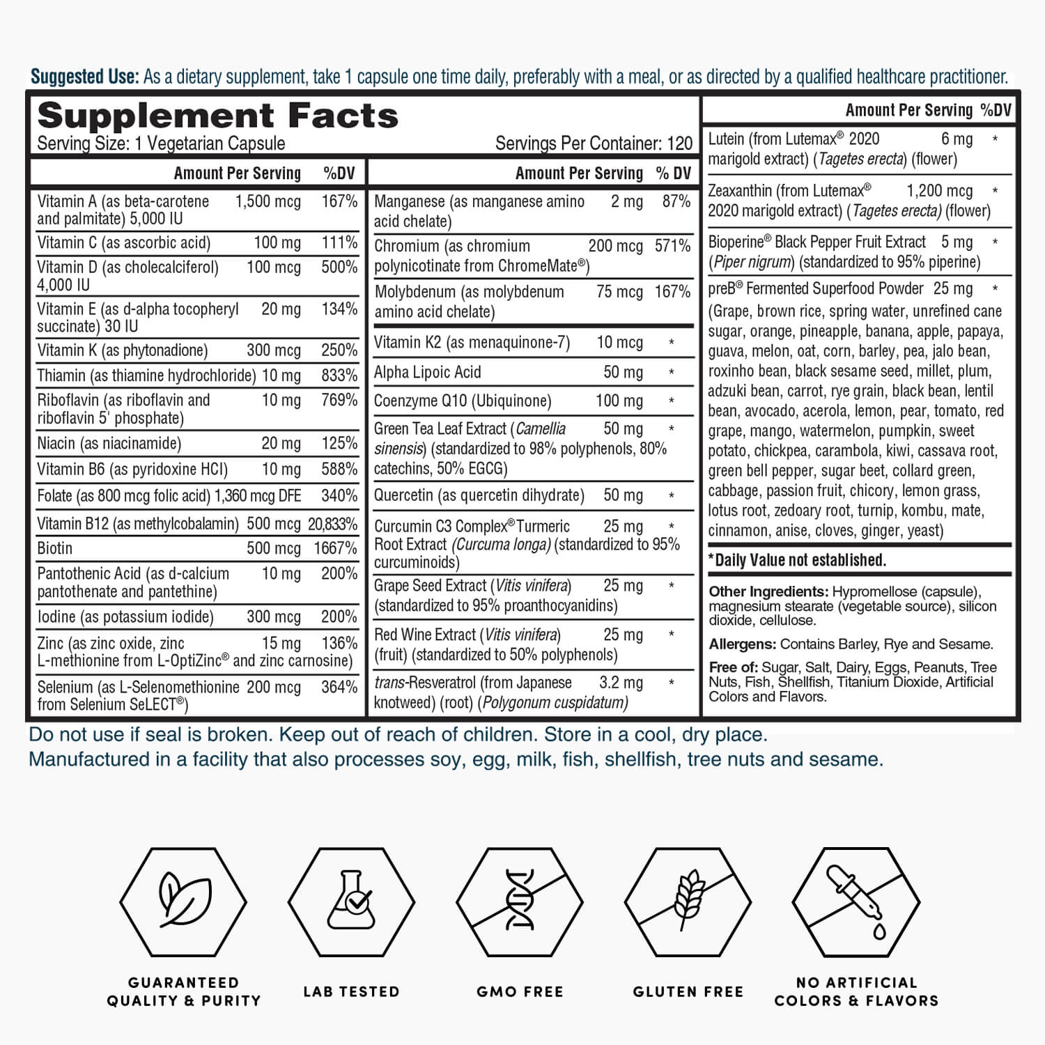 Nature's Lab Gold One Daily Multivitamin - Vitamins & Supplements image