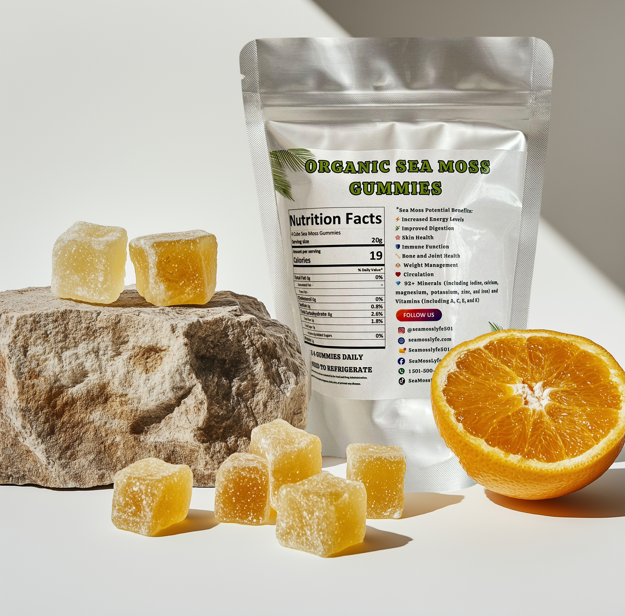 Tropical Tides Sea Moss Gummies 120 pack **30 Day Supply** - product image