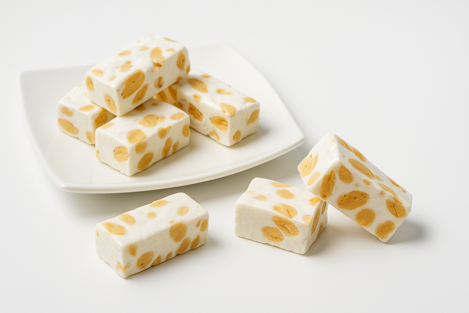 Andy Anand Sugar Free Almond Brittle Nougat -Turron, Gluten Free, Crunchy, European Sugar Free Turron Taste in Every Bite, Made in Europe