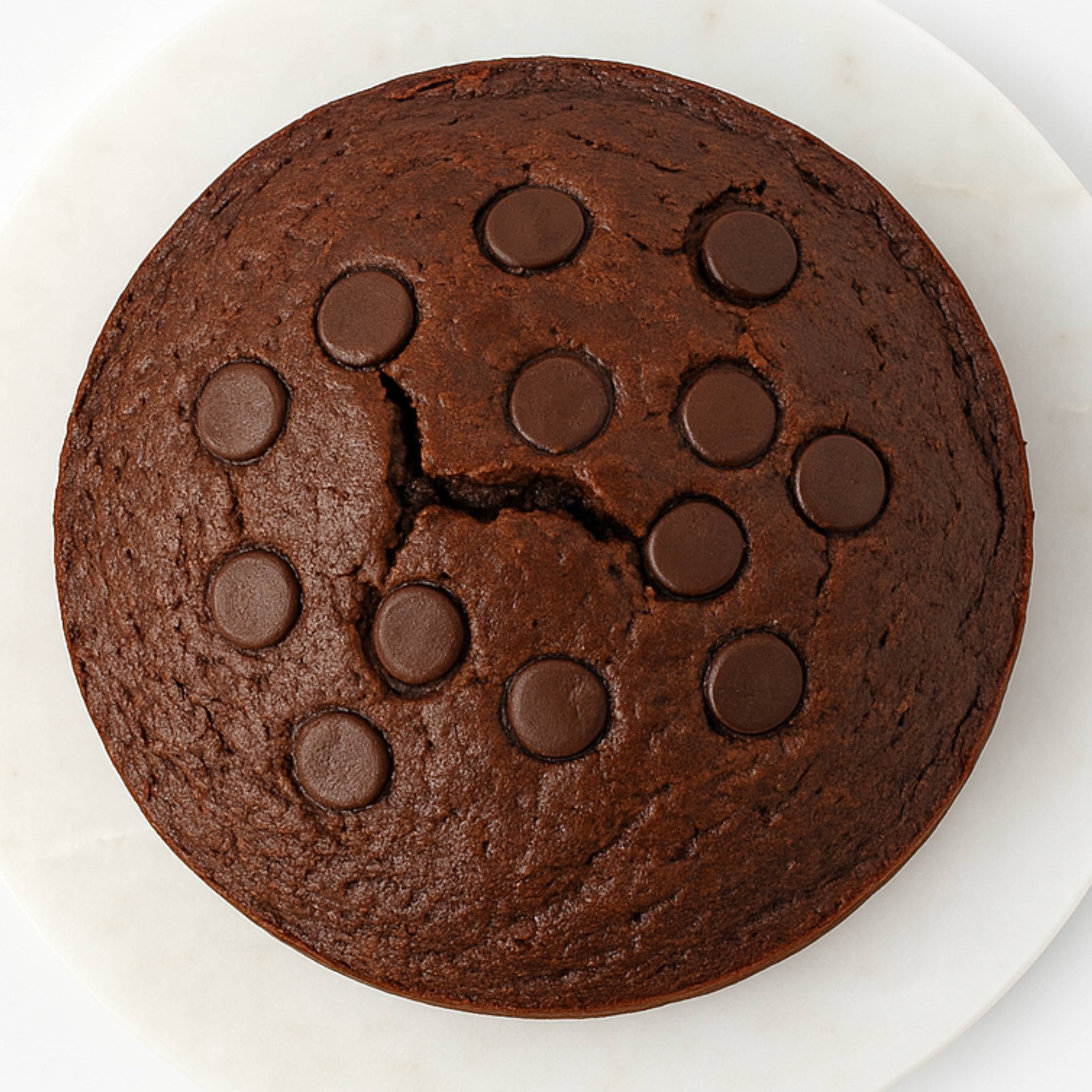 Andy Anand Sugar Free Keto Chocolate Truffle Cake - Gourmet Triple Chocolate Truffle Fresh Baked Cake 9" - Divine Delight Amazing Handmade Cake with Sugar Free (2 lbs)