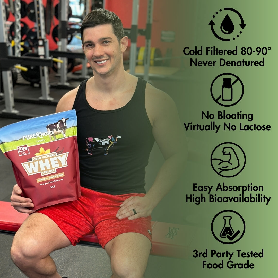 Whey Protein Isolate with Organic Vanilla - Whey Protein image