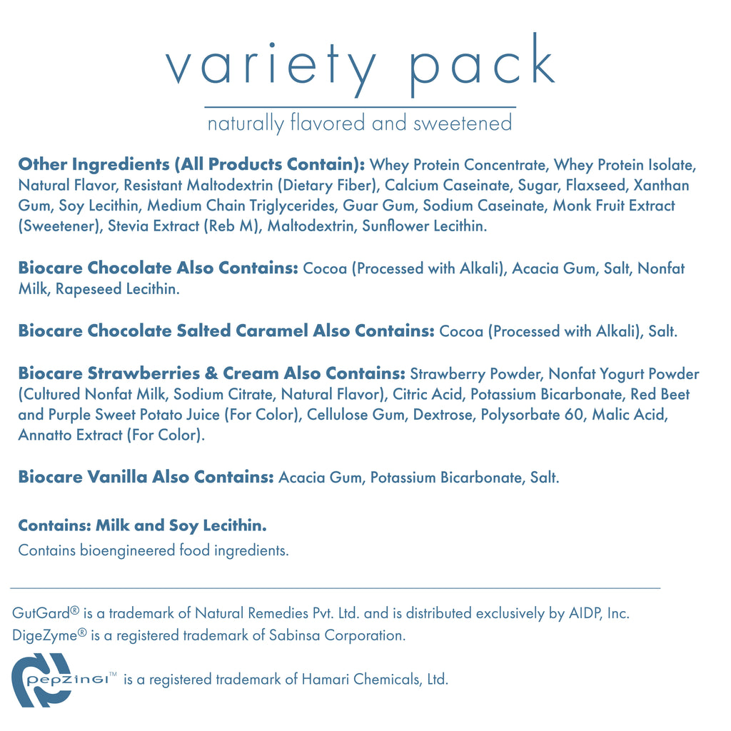 30G Protein Beverage Variety Pack (7 Servings) - product image