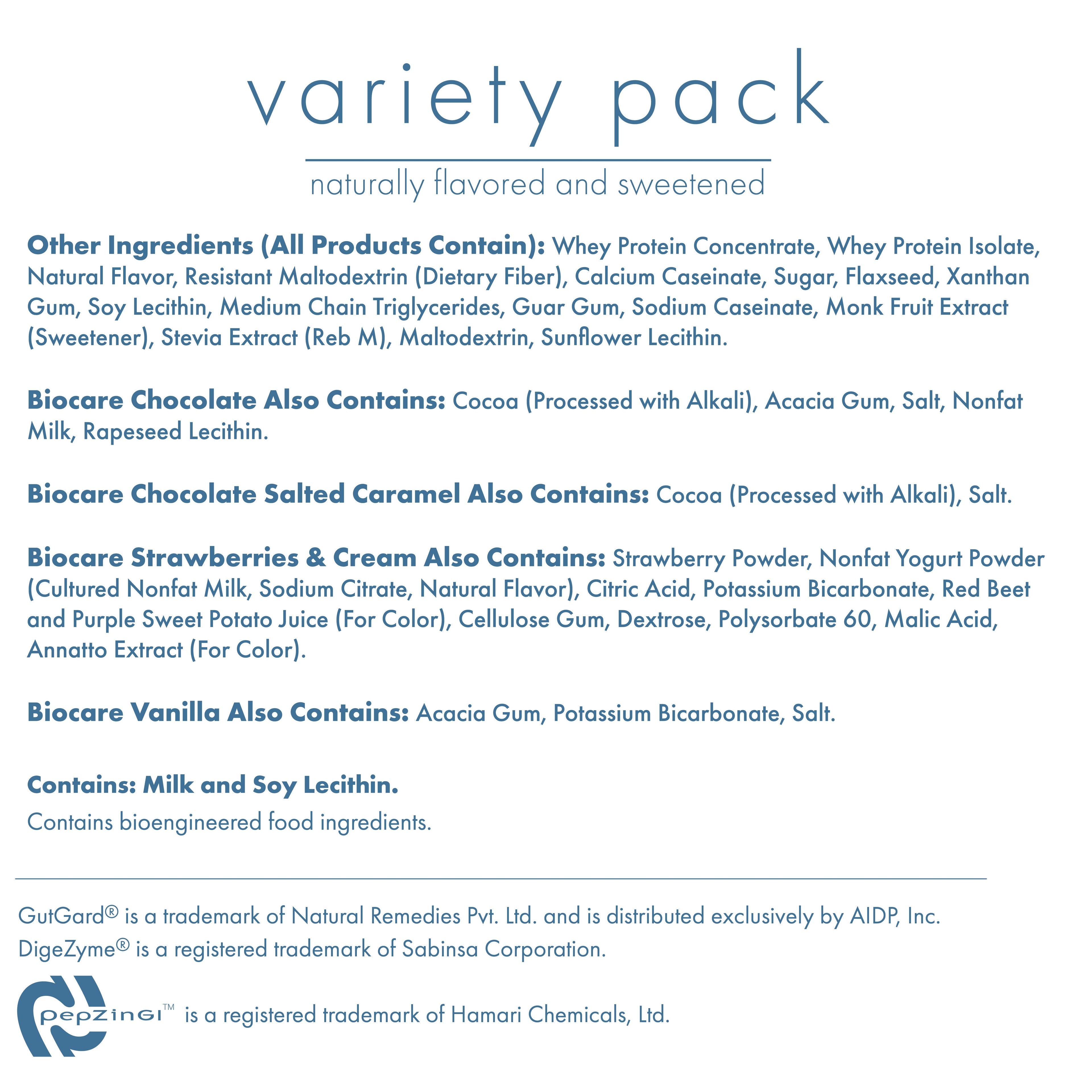 30G Protein Beverage Variety Pack (7 Servings) - product image