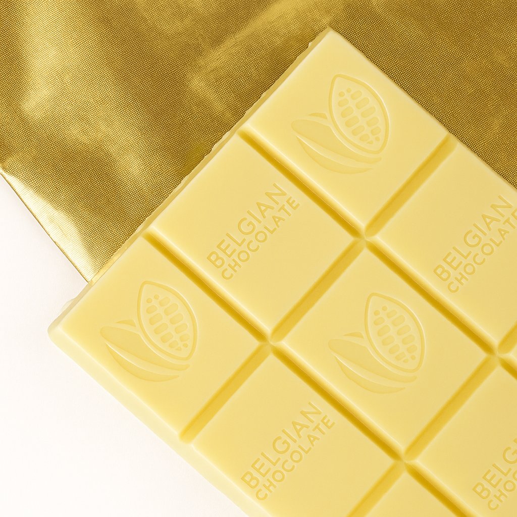 Andy Anand Sugar Free Belgian White Chocolate Bars (60% Cacao) – Stevia Sweetened, Gluten Free Gourmet White Chocolate, Silky Rich Indulgence, Gift Box, 3 Bars