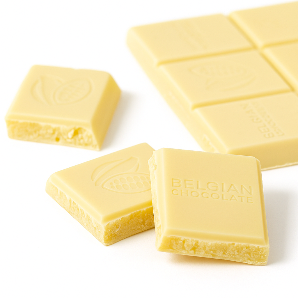 Andy Anand Sugar Free Belgian White Chocolate Bars (60% Cacao) – Stevia Sweetened, Gluten Free Gourmet White Chocolate, Silky Rich Indulgence, Gift Box, 3 Bars