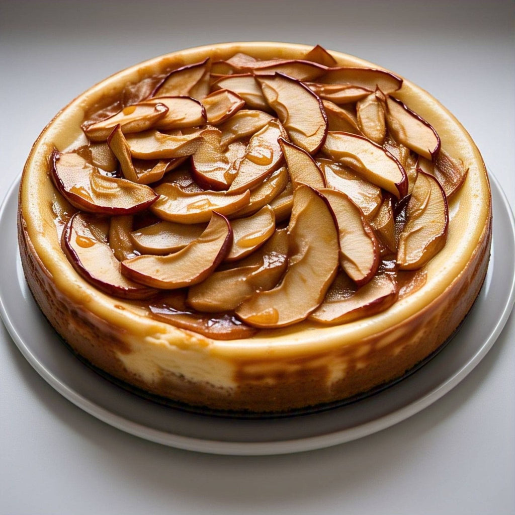 Andy Anand Deliciously Sugar Free Apple Cheesecake - Fresh Bakery Desserts, Best Cheese Cake Near Me For Celebrations & Dessert Lovers, A Timeless Dessert (2.6 lbs)