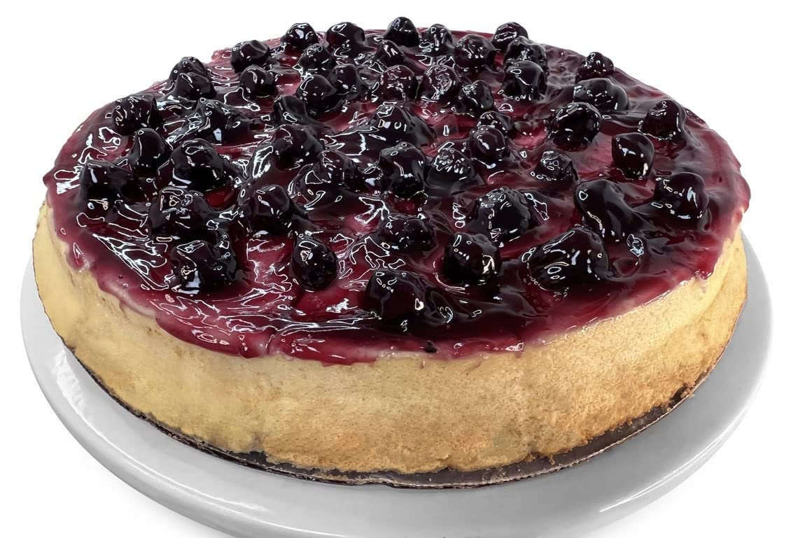 Andy Anand Deliciously Indulgent Sugar Free Blueberry Cake 9" Delicious Sugar Free Cake, Freshly baked from a bakery near you (2.6 Lbs)