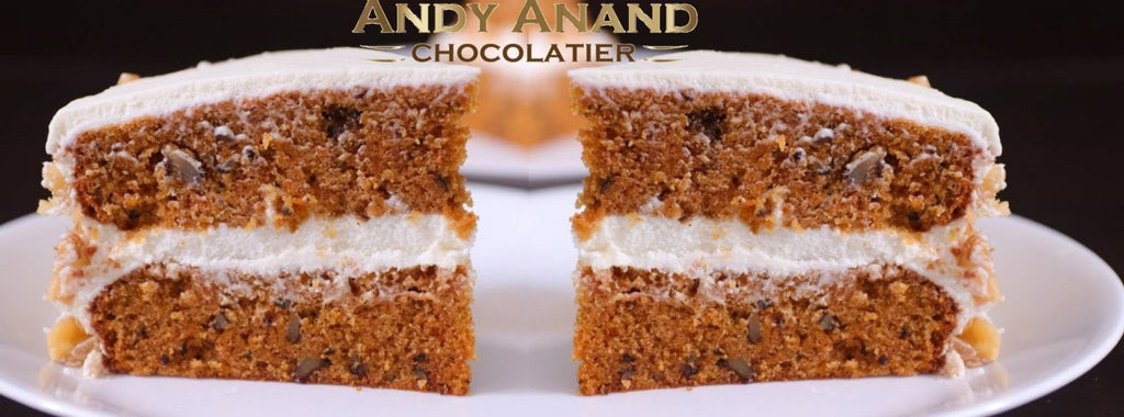 Andy Anand Deliciously Indulgent Sugar Free Carrot Cake - Amazing Freshly Baked,  Delight in Every Bite, Delicious, Decadent 