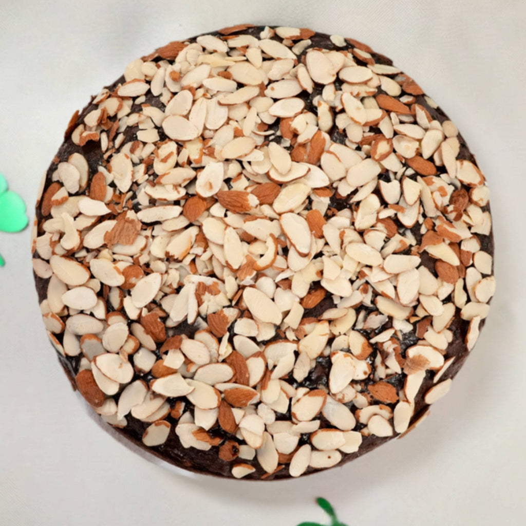 Andy Anand Exquisite 9" Chocolate Almond Cake: Freshly Crafted in Traditional Style - Amazing Decadent Cakes From Bakery (2.5 lbs)