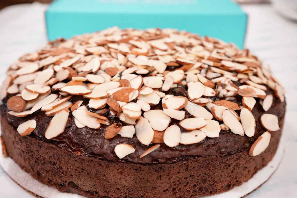Andy Anand Exquisite 9" Gluten Free Chocolate Almond Cake: Delight in Its Luxuriously Creamy Texture, Iconic and Delicious (2.5 lbs)