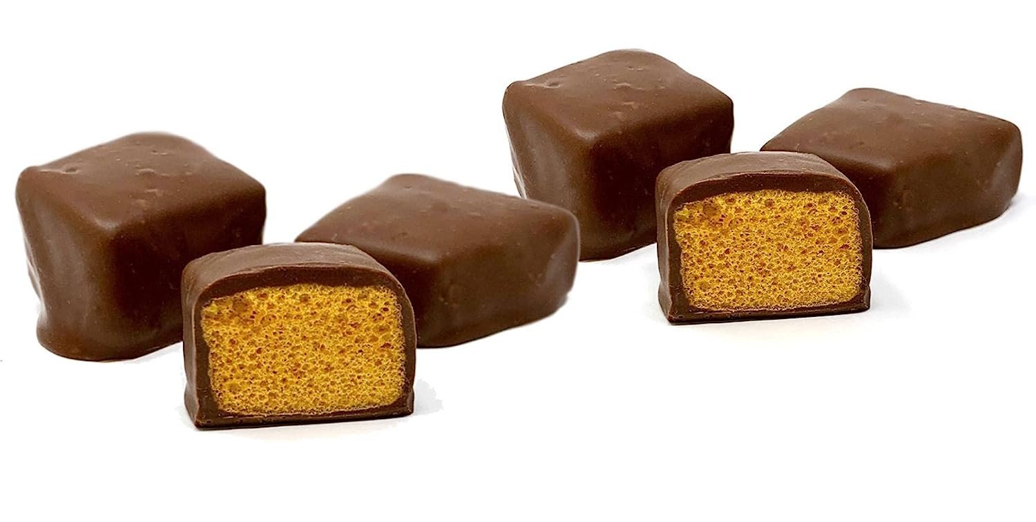 Andy Anand Honeycomb Milk Chocolate 1 lb – Crafted with 60% Chocolate (Cocoa Butter), Gourmet Chocolate Gift Box