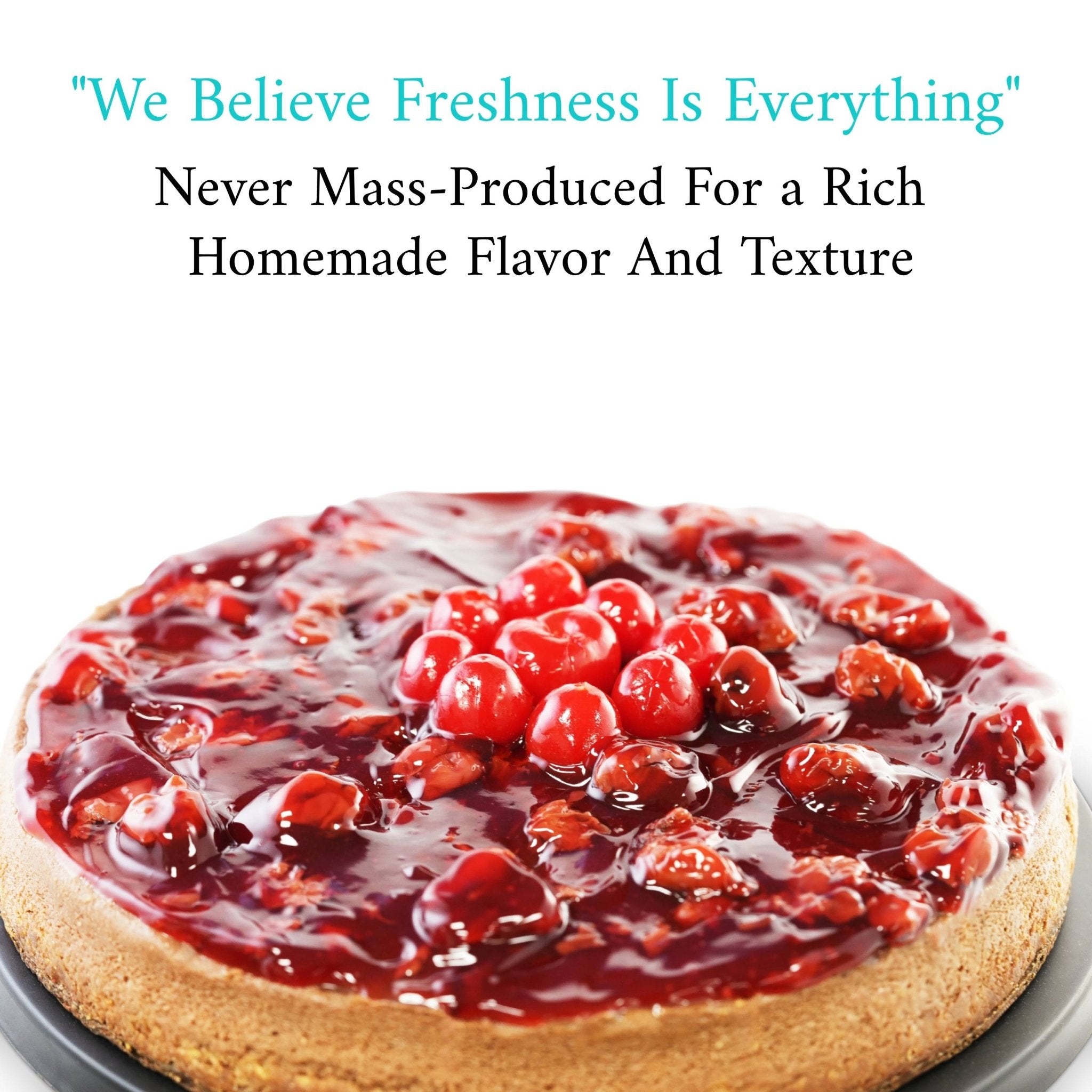Andy Anand Sugar Free Chocolate Cherry Cheesecake 9" with Real Chocolate Truffles: Handcrafted with Passion, Best Cheese Cake For Celebrations & Diabetic Friendly Dessert Lovers (2.8 lbs)